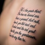 10 Script & Lettering Tattoo Ideas for Men